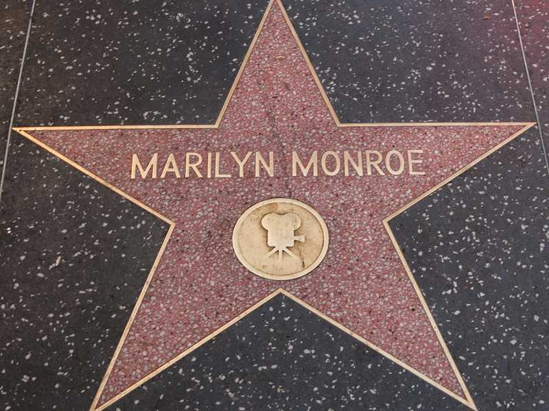 Der Stern von Marilyn Monroe