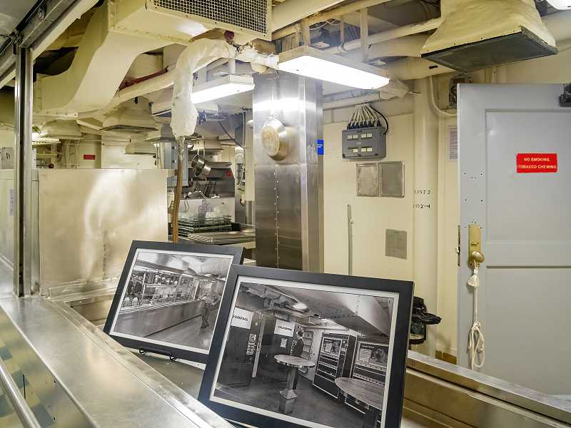 USS Iowa Küche