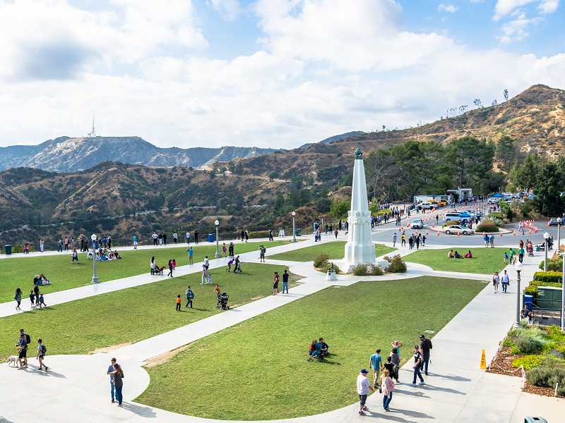 Besucher im Griffith Park