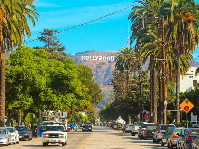 Blick auf das Hollywood Sign
