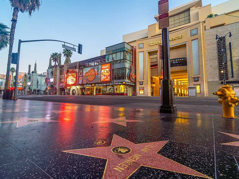 Dolby Theatre und Walk of Fame