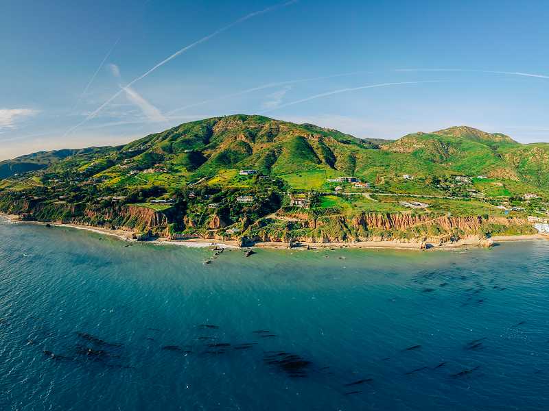 Die Küste vom Malibu Beach